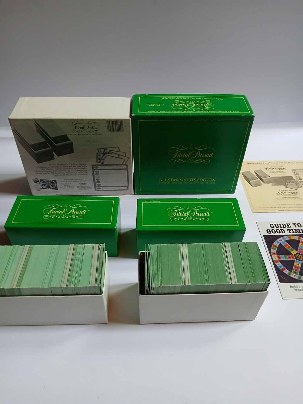 Vintage Trivial Pursuit All Star Sports Edition Expansion Pack 1983